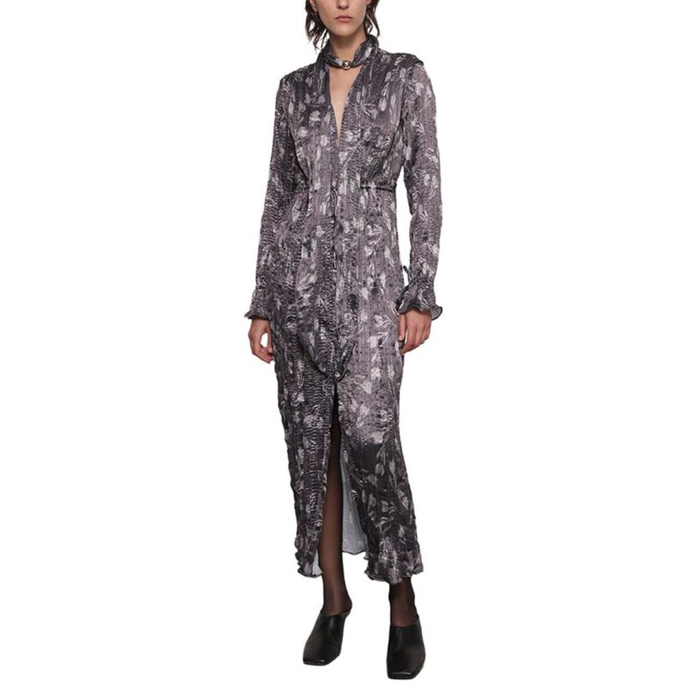 Sabina Musayev Womens  Floris Midi Dress, Grey
